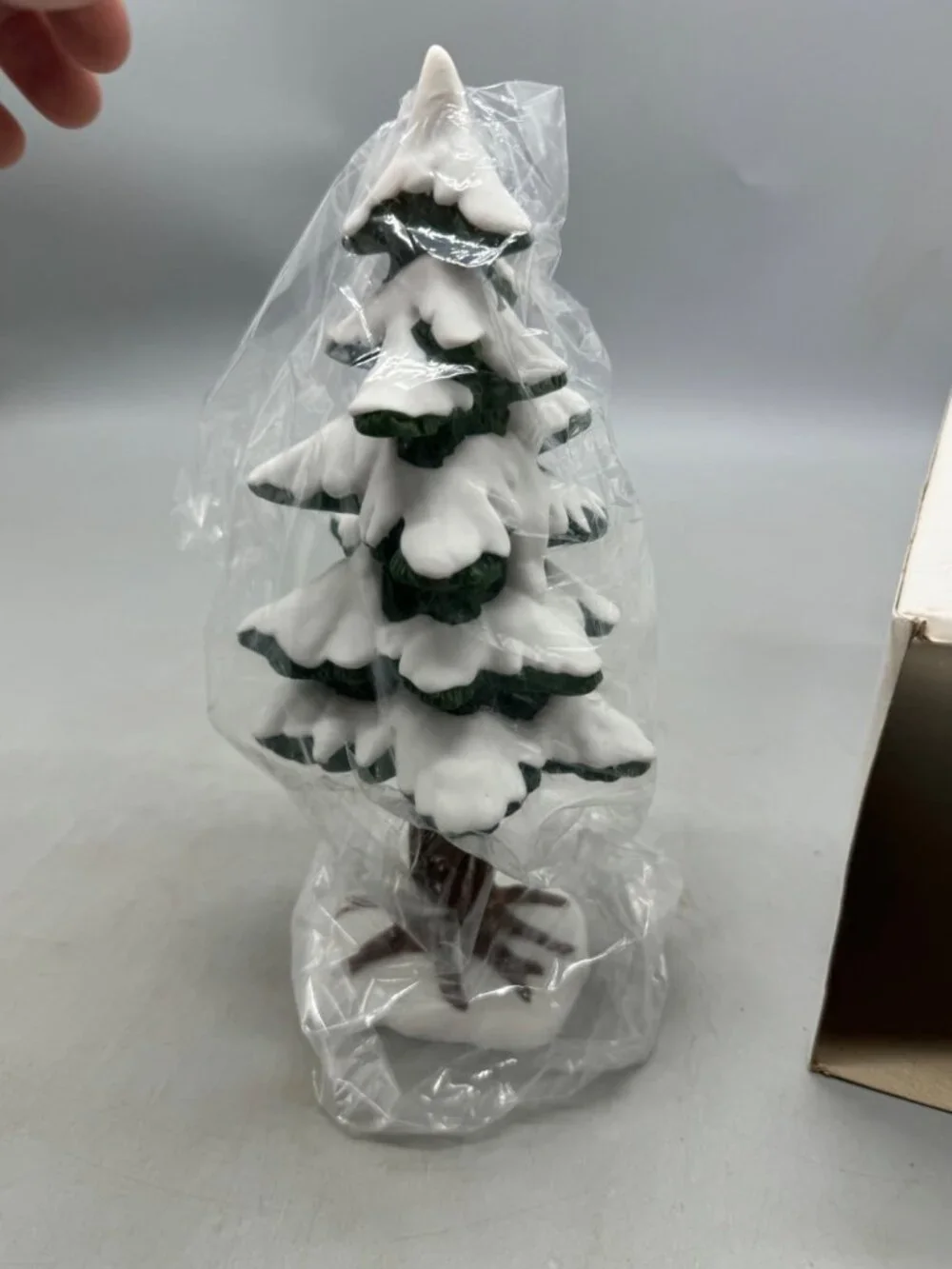 Department 56 Snowy Pine Tree Figurine Used READ